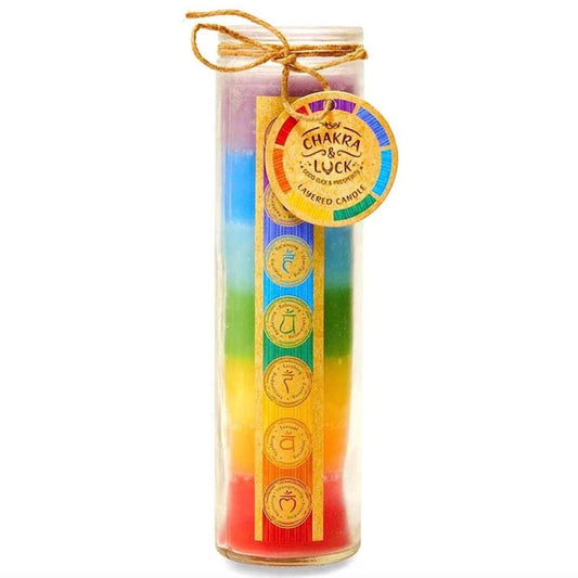 Chakra Lucky 7 layered Candle