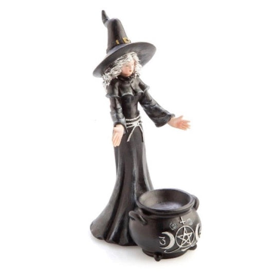 Witch & Cauldron Incense Burner