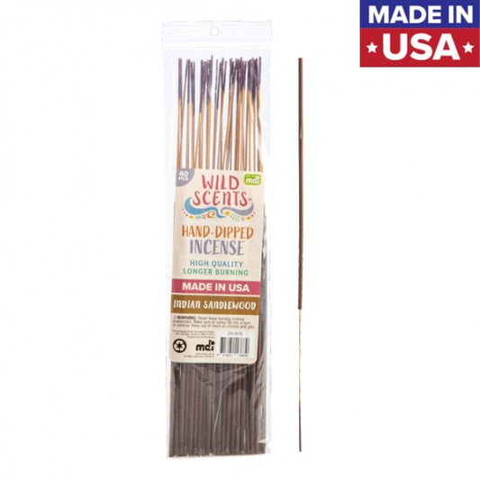 Wild Scents Indian Sandalwood Incense (40 pcs)