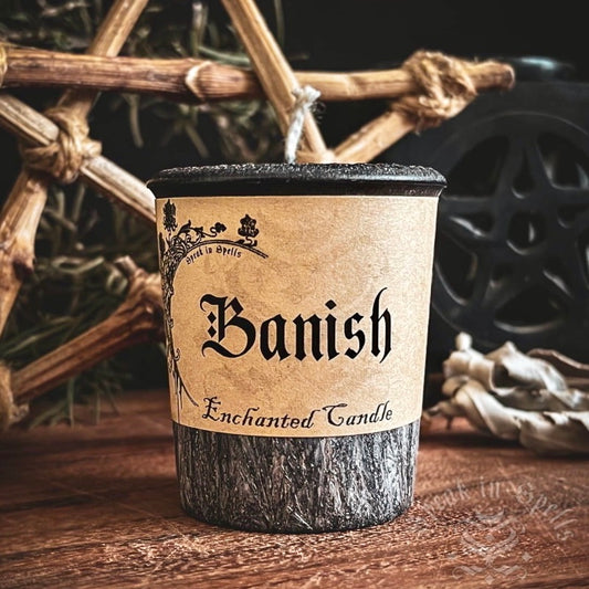 Banish Spell Candle